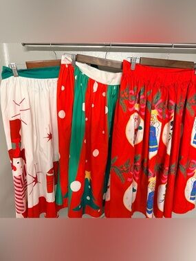 Christmas skirts